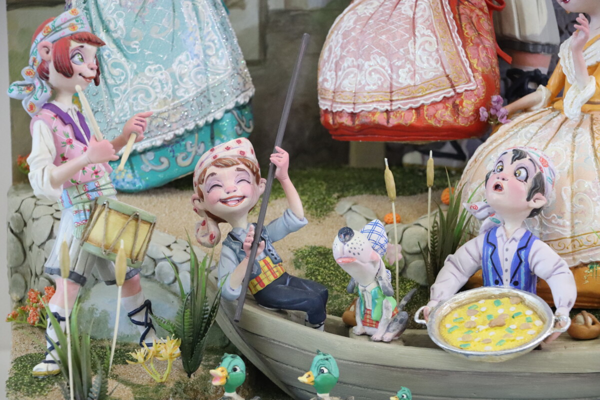 ‘Dia de Pasqua a l’Albufera’, obra de Enric Ginestar para Almirante Cadarso-Conde Altea, Ninot Indultat Infantil 2023